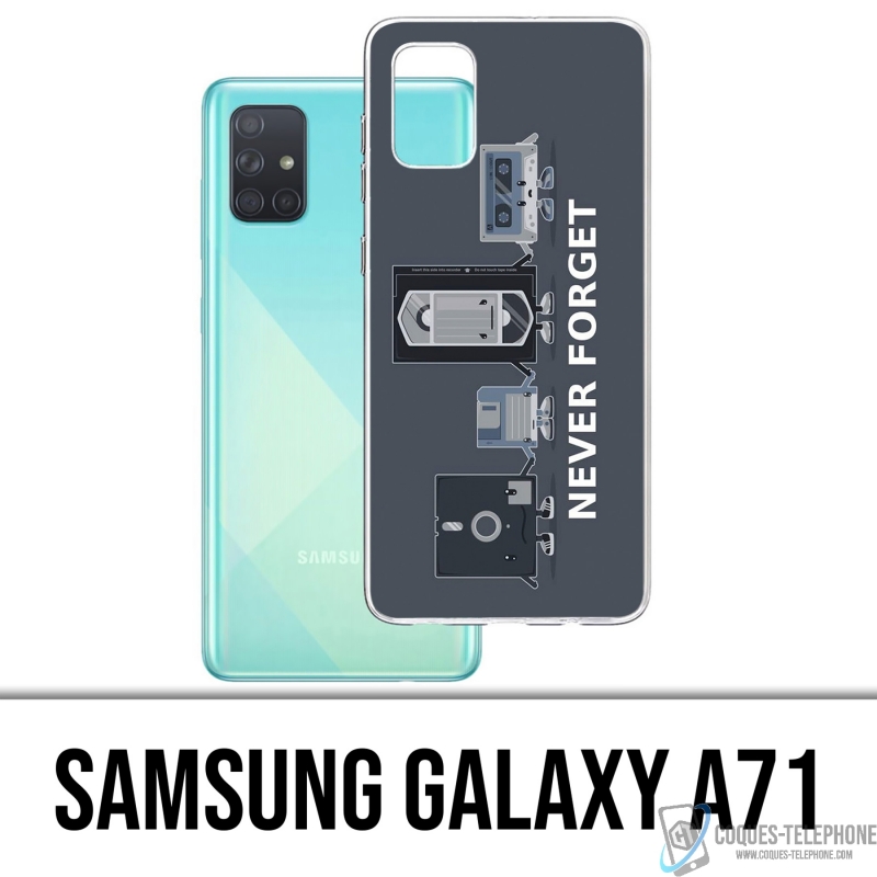 Coque Samsung Galaxy A71 - Never Forget Vintage
