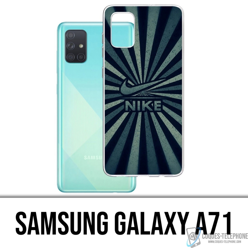 Custodia per Samsung Galaxy A71 - Logo Nike Vintage