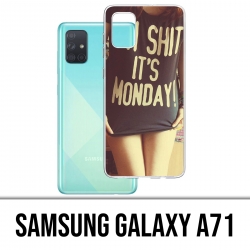 Coque Samsung Galaxy A71 - Oh Shit Monday Girl