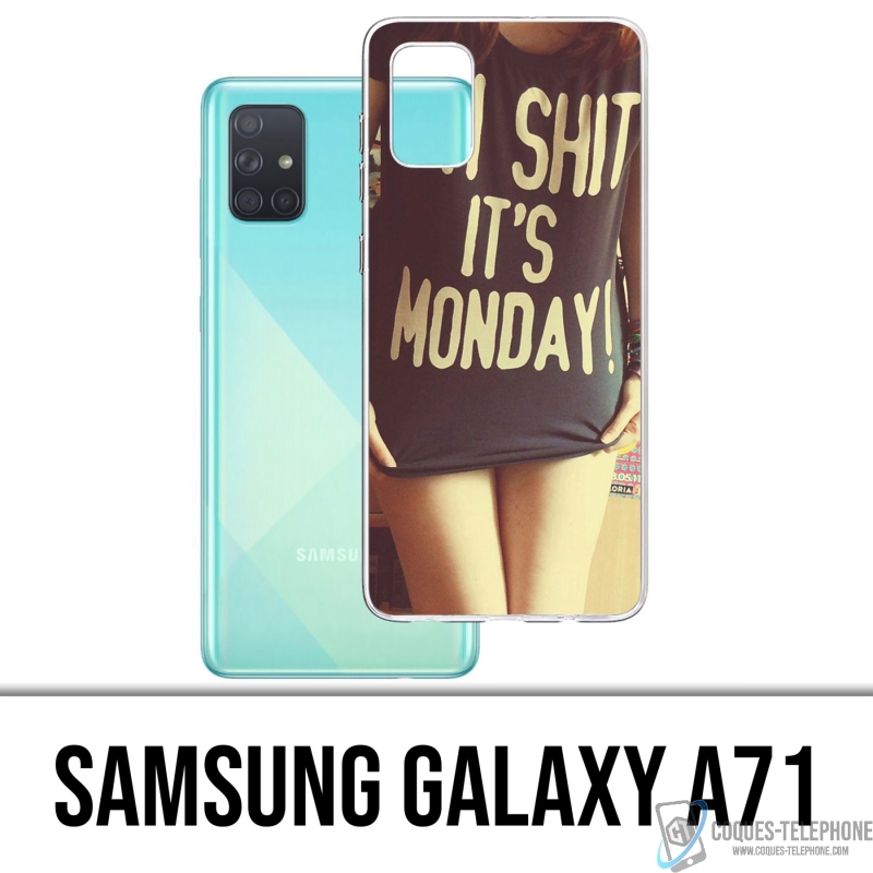 Samsung Galaxy A71 Case - Oh Shit Monday Girl
