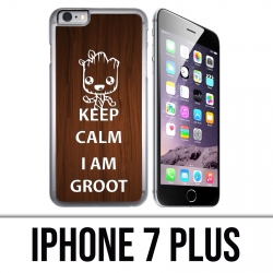 Funda para iPhone 7 Plus - Mantenga la calma Groot