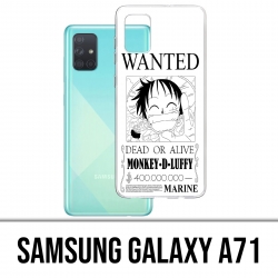 Samsung Galaxy A71 Case - One Piece Wanted Luffy
