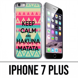 Funda iPhone 7 Plus - Mantenga la calma Hakuna Mattata