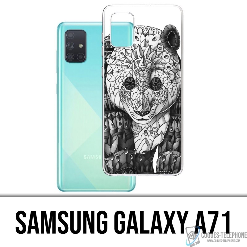 Samsung Galaxy A71 Case - Panda Azteque