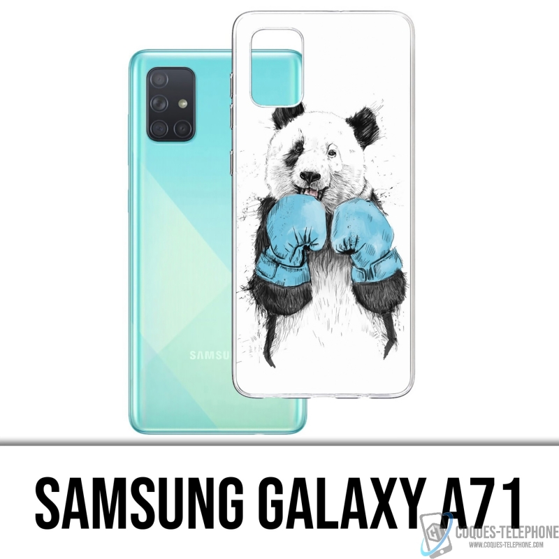 Coque Samsung Galaxy A71 - Panda Boxe