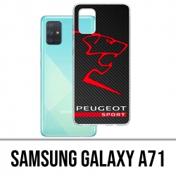 Funda Samsung Galaxy A71 - Logotipo de Peugeot Sport