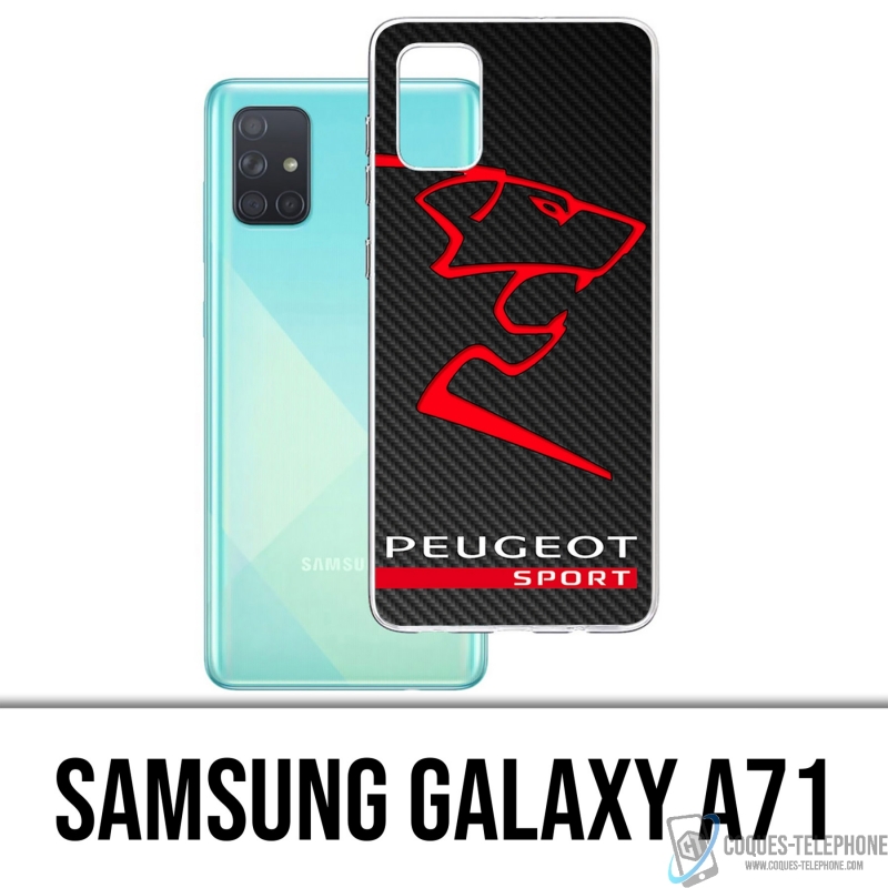 Samsung Galaxy A71 Case - Peugeot Sport Logo