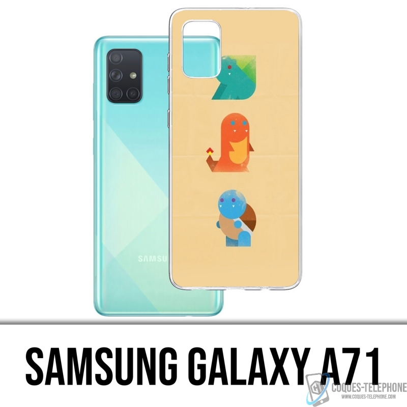 Custodia per Samsung Galaxy A71 - Pokemon Astratto