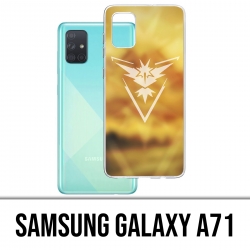 Coque Samsung Galaxy A71 - Pokémon Go Team Jaune Grunge