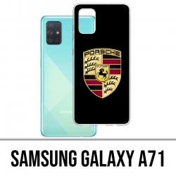 Samsung Galaxy A71 Case - Porsche Logo Black