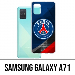 Samsung Galaxy A71 Case - Psg Logo Metal Chrome