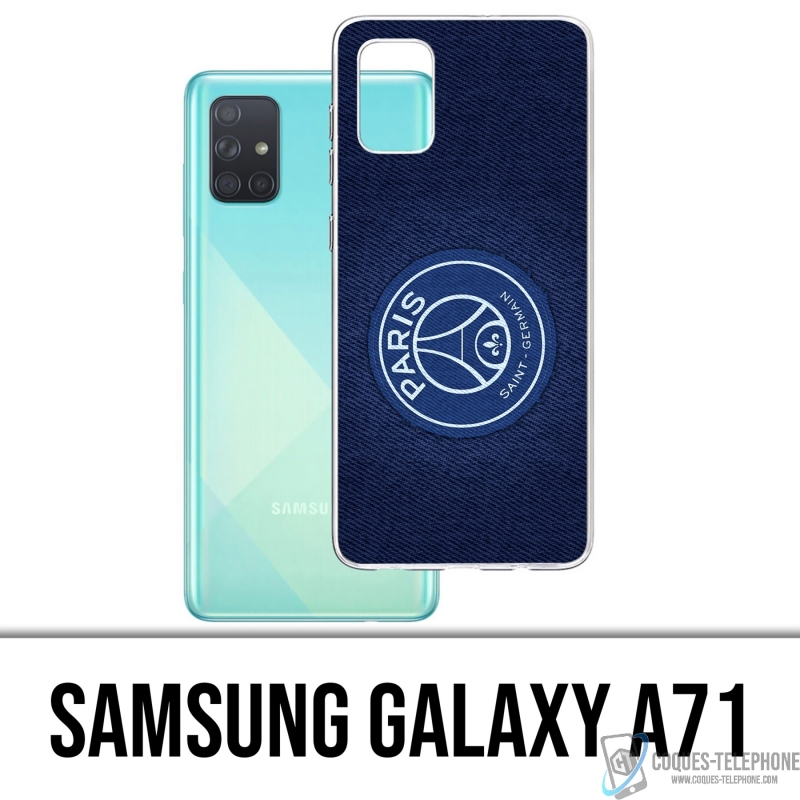 Samsung Galaxy A71 Case - Psg Minimalist Blue Hintergrund