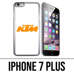 Funda iPhone 7 Plus - Logotipo Ktm Fondo blanco