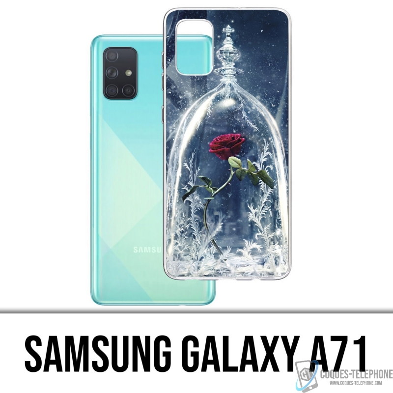 Coque Samsung Galaxy A71 - Rose Belle Et La Bete