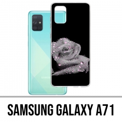 Coque Samsung Galaxy A71 - Rose Gouttes