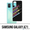 Funda Samsung Galaxy A71 - Sable de luz de Star Wars