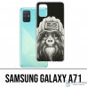 Coque Samsung Galaxy A71 - Singe Monkey Aviateur