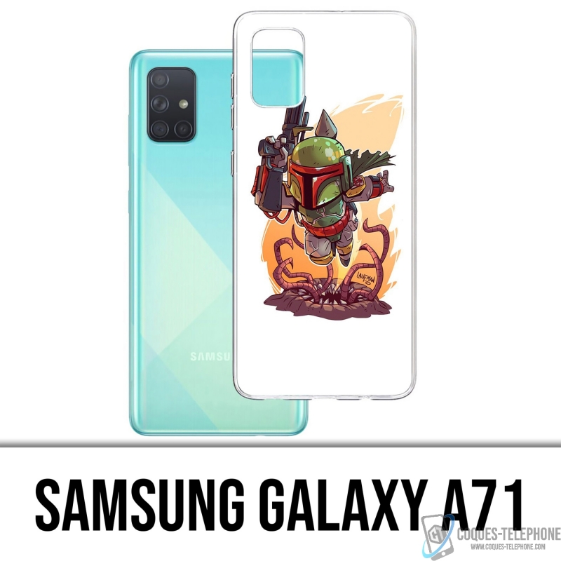 Funda Samsung Galaxy A71 - Star Wars Boba Fett Cartoon