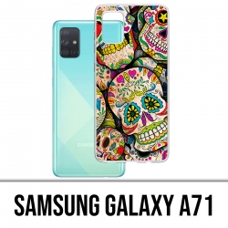 Custodia per Samsung Galaxy A71 - Teschio di zucchero