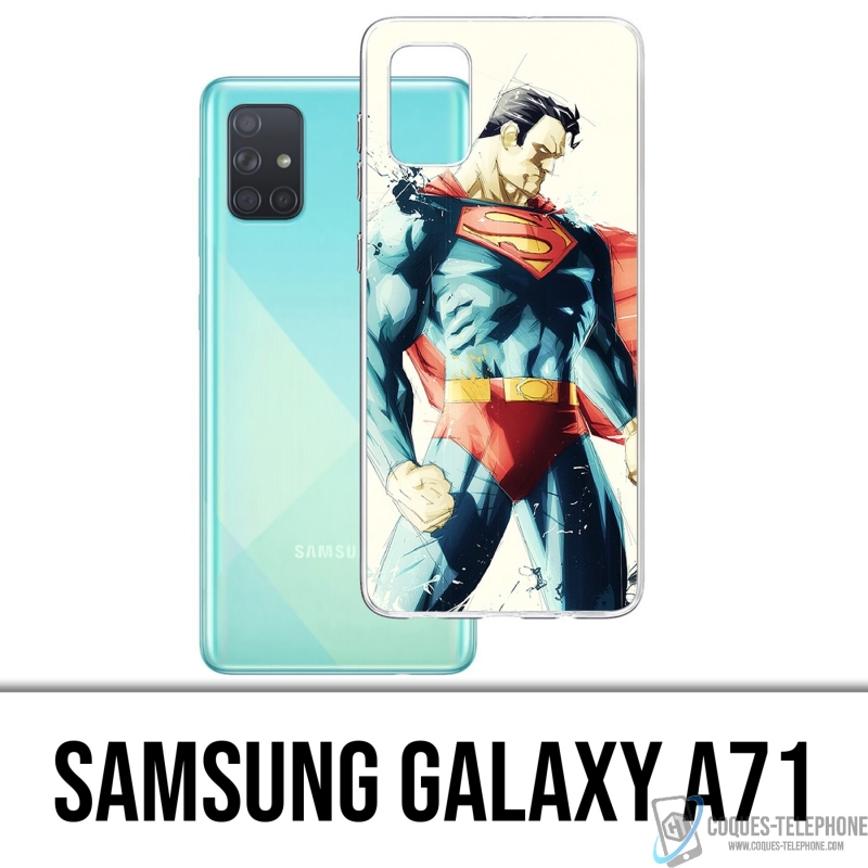 Samsung Galaxy A71 Case - Superman Paintart