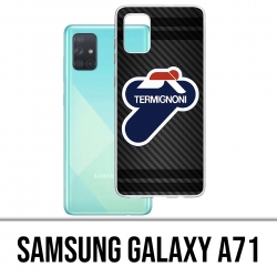 Coque Samsung Galaxy A71 - Termignoni Carbone