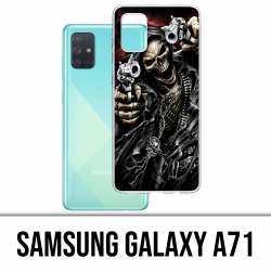 Coque Samsung Galaxy A71 - Tete Mort Pistolet