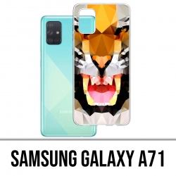 Funda Samsung Galaxy A71 - Tigre geométrico