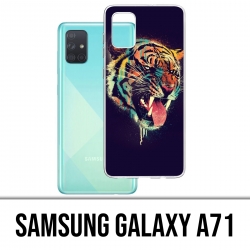 Custodia per Samsung Galaxy A71 - Paint Tiger