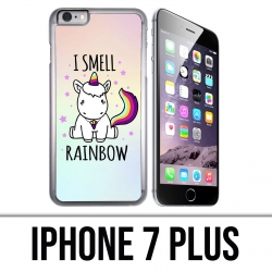 Coque iPhone 7 PLUS - Licorne I Smell Raimbow