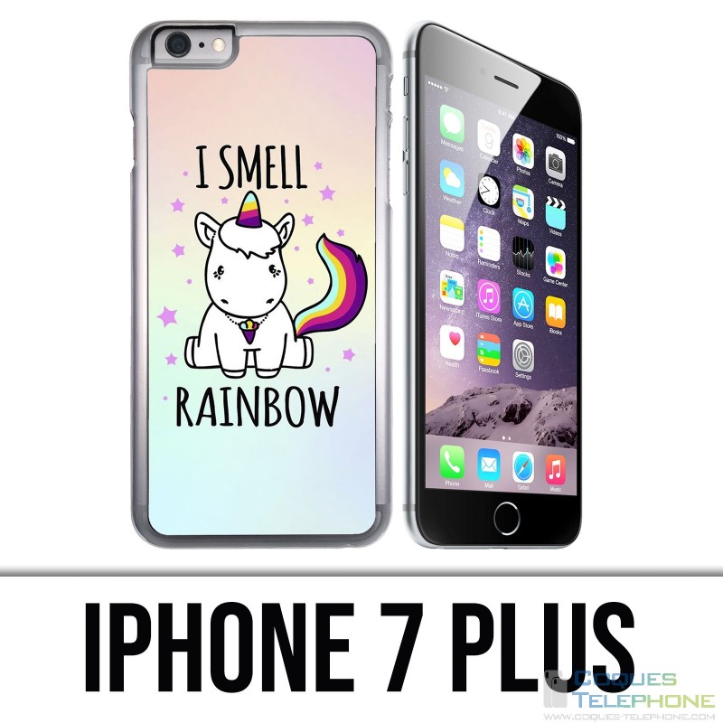 Custodia per iPhone 7 Plus - Unicorn I Smell Raimbow
