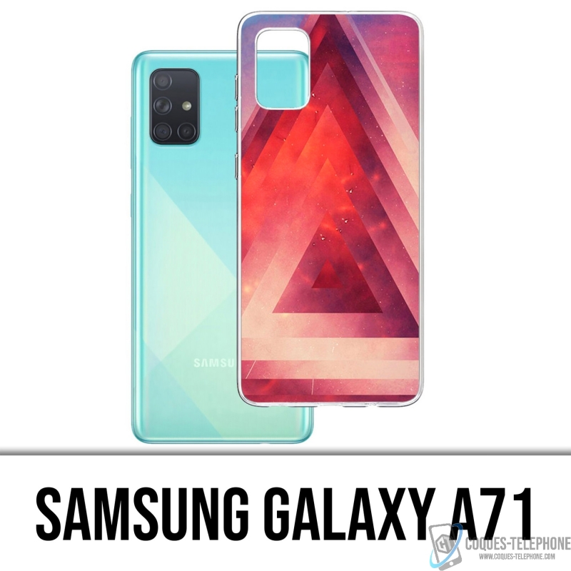 Custodia per Samsung Galaxy A71 - Triangolo astratto