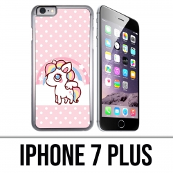 Custodia per iPhone 7 Plus - Unicorno Kawaii
