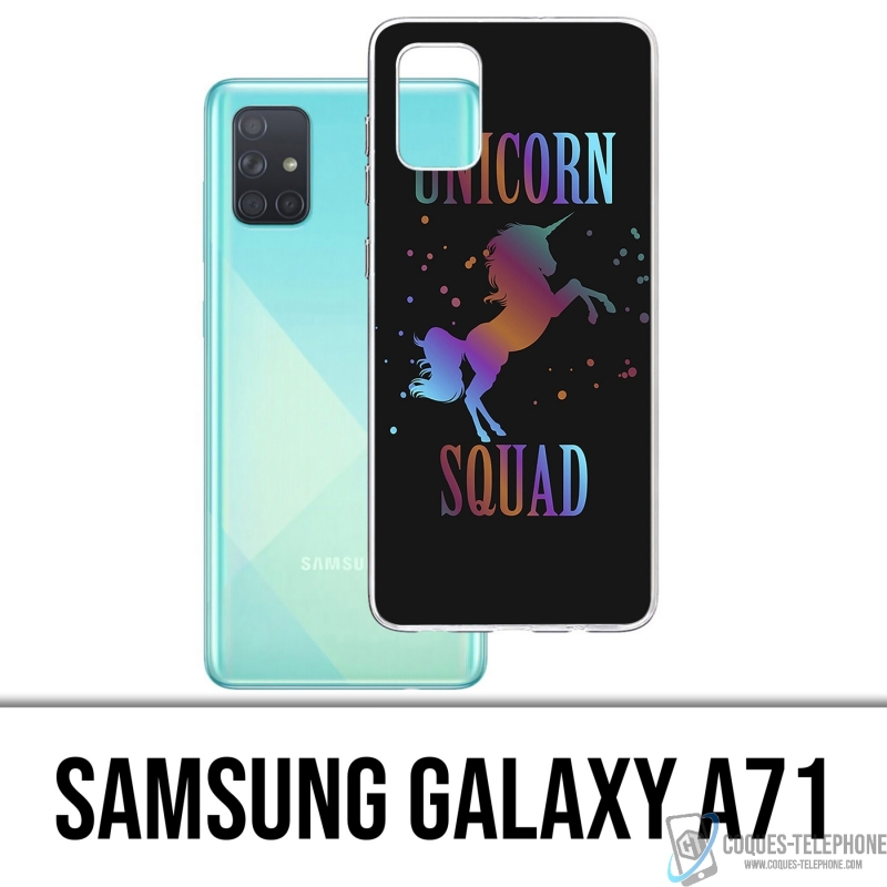 Coque Samsung Galaxy A71 - Unicorn Squad Licorne