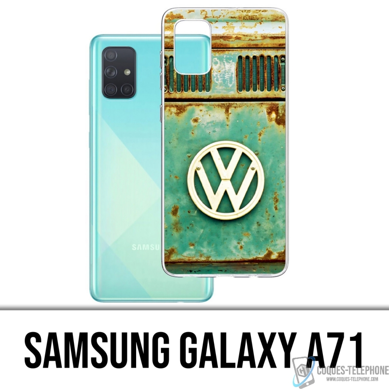 Funda Samsung Galaxy A71 - Logotipo Vw Vintage
