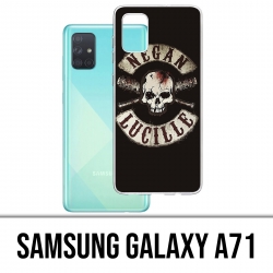 Samsung Galaxy A71 Case - Walking Dead Logo Negan Lucille