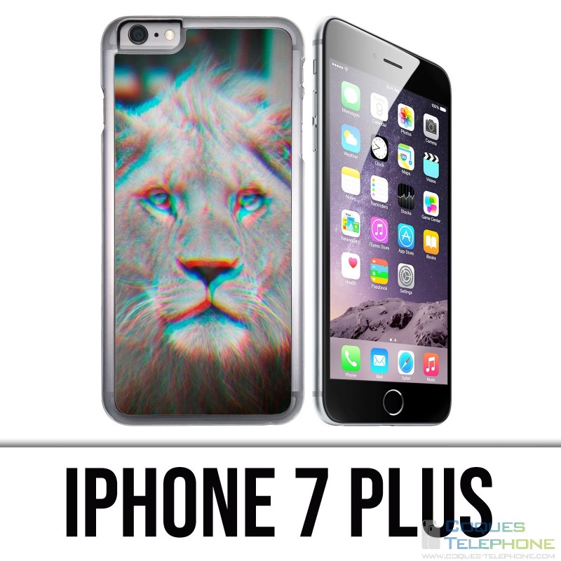 Funda iPhone 7 Plus - Lion 3D