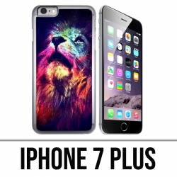 Coque iPhone 7 PLUS - Lion Galaxie
