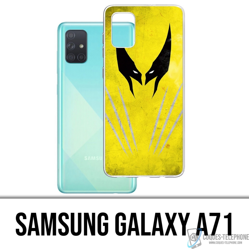 Custodia per Samsung Galaxy A71 - Xmen Wolverine Art Design