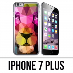 Coque iPhone 7 PLUS - Lion Geometrique