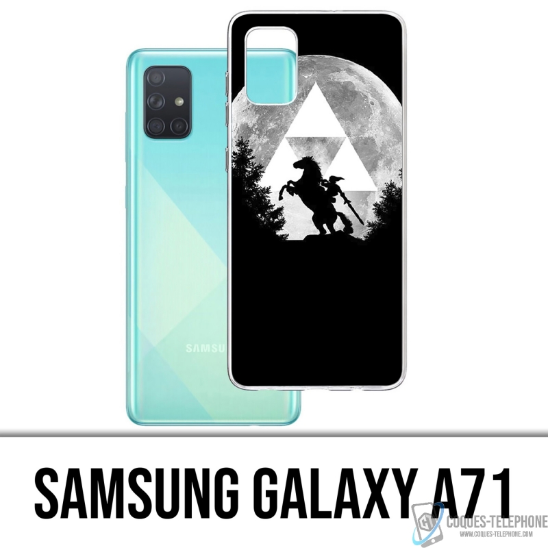 Custodia per Samsung Galaxy A71 - Zelda Moon Trifoce