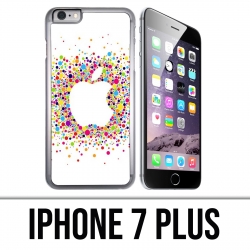 Coque iPhone 7 PLUS - Logo Apple Multicolore