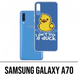 Custodia per Samsung Galaxy A70 - Non me ne frega un'anatra