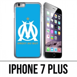 Coque iPhone 7 PLUS - Logo Om Marseille Bleu