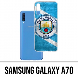 Coque Samsung Galaxy A70 - Manchester Football Grunge