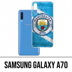 Samsung Galaxy A70 Case - Manchester Football Grunge