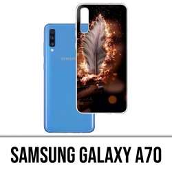 Coque Samsung Galaxy A70 - Plume Feu