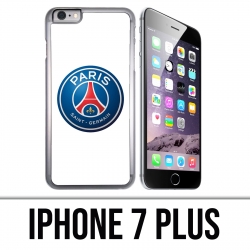 Coque iPhone 7 PLUS - Logo Psg Fond Blanc