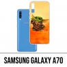 Custodia per Samsung Galaxy A70 - Star Wars Baby Yoda Fanart