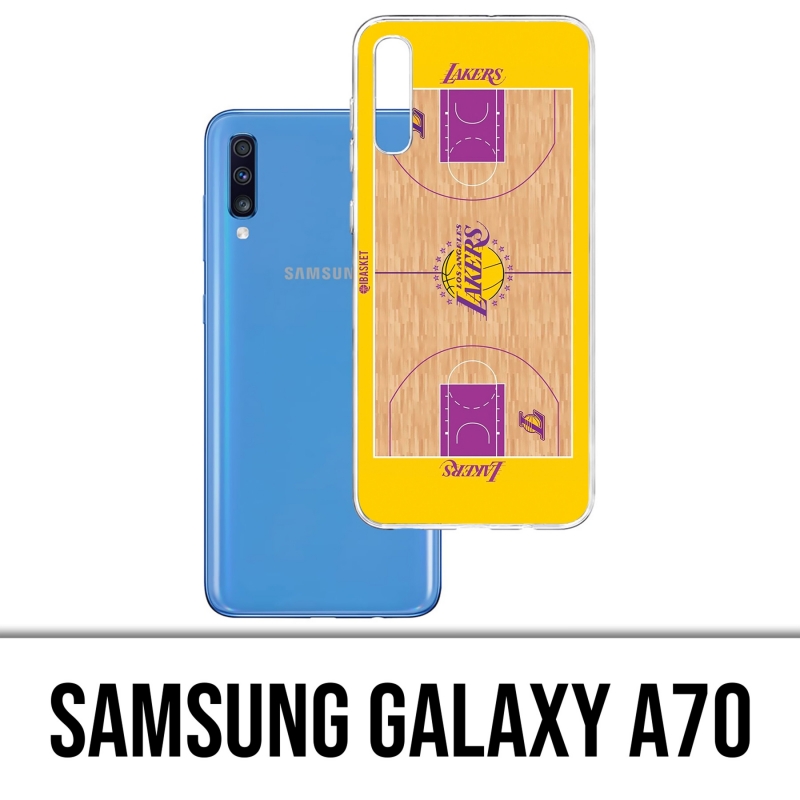 Samsung Galaxy A70 Case - Besketball Lakers Nba Field