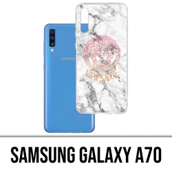 Samsung Galaxy A70 Case - Versace White Marble
